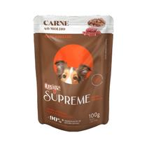 Ração Úmida Quatree para Cães Supreme Adulto Sabor Carne Sachê 100gr