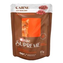 Ração Úmida Quatree Supreme Gatos Castrados Sabor Carne Ao Molho Sachê Com 85G Ração Úmida Quatree Supreme Gatos Castrados Sabor Carne Ao Molho Sachê Com 85G