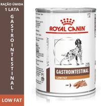 Ração Úmida Royal Canin Kits com 1, 2, 3, 4, 5 ou 6 Latas Veterinary Diet Gastrointestinal Low Fat 420g Para Cães Adultos com Sensibilidade Digestiva