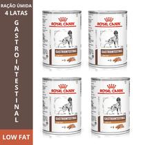 Ração Úmida Royal Canin Kits com 1, 2, 3, 4, 5 ou 6 Latas Veterinary Diet Gastrointestinal Low Fat 420g Para Cães Adultos com Sensibilidade Digestiva