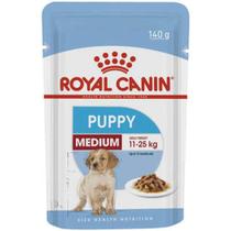Ração Úmida Royal Canin Sachê Cães Filhotes Raças M 140 G