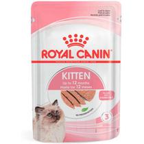 Ração úmida royal canin sachê patê filhotes kitten para gatos filhotes de até 12 meses