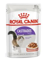 Ração Úmida Royal Canin Sterilised Gato Castrado 85g Kit com 12
