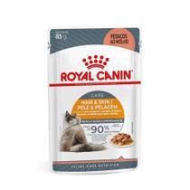 Ração Úmida Sachê Hair e Skin para Gatos Adultos 85 g Royal Canin