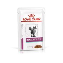Ração Úmida Sachê Veterinary Diet Renal com Peixe para Gatos 85g Royal Canin Ração Úmida Sachê Veterinary Diet Renal com Peixe para Gatos 85g Royal Canin