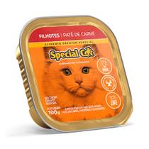 Ração Úmida Special Cat Patê Para Gatos Filhotes Sabor Carne 100g