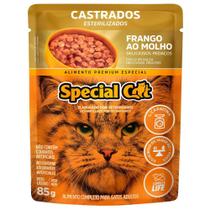 Ração Úmida Special Cat Sachê Frango para Gatos Castrados - 85 g