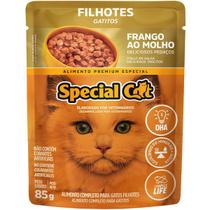 Ração Úmida Special Cat Sachê Para Gatos Filhotes Sabor Frango 85g