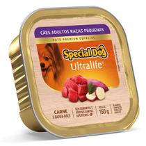 Ração Úmida Special Dog para Cães Adultos Raças Pequenas Sabor Patê de Carne 150g