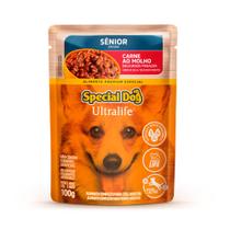 Ração Úmida Special Dog Ultralife para Cães Sênior Sabor Carne ao Molho 100g