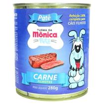Ração úmida turma da monica pate lata cao carn filhote 280gr