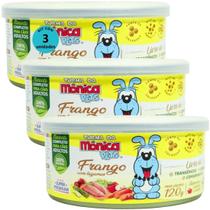 Ração Úmida Turma Da Mônica Pets Frango Legumes 120G Cães