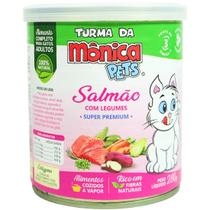Ração Úmida Turma da Mônica Pets Salmão com Legumes 280g Para Gatos Adultos