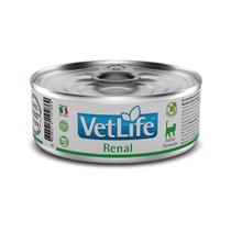 Ração Úmida Vet Life Wet Natural Feline Renal para Gatos Adultos com doença renal crônica ou aguda - 85Gr - VETLIFE