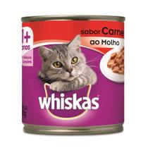 Ração Úmida Whiskas para Gatos Adultos Carne ao Molho 290g