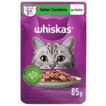 Ração Úmida WHISKAS Sachê Adulto Sabor Cordeiro ao Molho 85g Ração Úmida WHISKAS Sachê Adulto Sabor Cordeiro ao Molho 85g