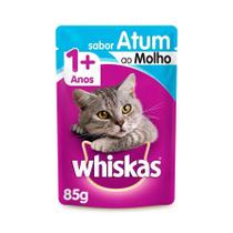 Ração Úmida Whiskas Sachê Atum ao Molho para Gatos Adultos 85g