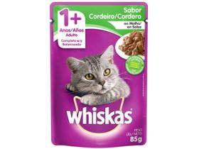 Ração Úmida Whiskas Sachê Gatos Adultos Coriro ao Molho 85g