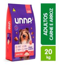 Ração Unna P/ Cães Adultos Sabor Carne E Arroz 20kg Ração Unna P/ Cães Adultos Sabor Carne E Arroz 20kg
