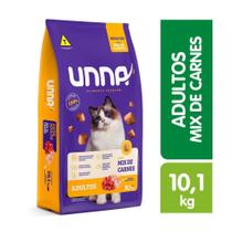 Ração Unna para Gatos Adultos Mix de Carnes 10,1kg - Solito