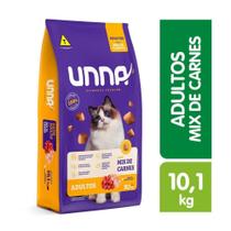 Ração Unna para Gatos Adultos Mix de Carnes 10,1kg - Solito Ração Unna para Gatos Adultos Mix de Carnes 10,1kg - Solito
