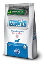 Ração Vet Life Cães Hypoallergenic Porco E Batata 2kg