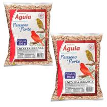 Ração Vita Branca Alimento Pássaros Vitaminado 2x500 g