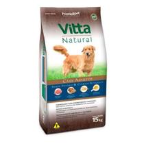 Ração Vitta Natural para Cães Adultos Sabor Frango e Cereais 15Kg - PremieR Pet