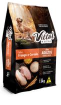 Ração Vittal Nutri 15kg cães adultos todas as raças frango e cereais - Grossper Alimentos