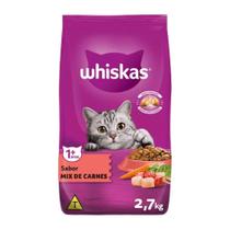 Ração Whiskas Adulto Mix de Carnes 2,7Kg Ração Whiskas Adulto Mix de Carnes 2,7Kg