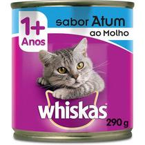 Ração Whiskas Atum ao Molho Lata 290 Gr