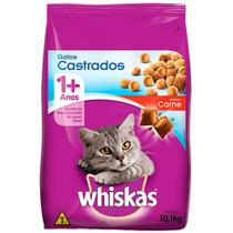 Ração whiskas carne - gatos castrados 10 kg