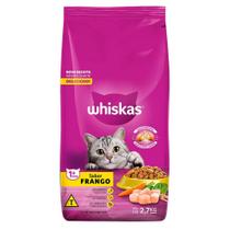 Ração Whiskas Frango para Gatos Adultos - 2,7 Kg