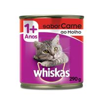 Ração Whiskas Lata Carne ao Molho - 290 g