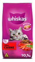 Ração Whiskas para Gatos Adultos Sabor Carne 10,1 kg Ração Whiskas para Gatos Adultos Sabor Carne 10,1 kg