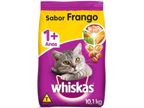 Ração Whiskas para Gatos Adultos Sabor Frango - 10,1Kg