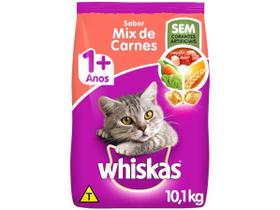 Ração Whiskas para Gatos Adultos Sabor Mix de Carnes - 10,1kg