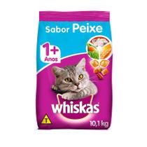 Ração Whiskas para Gatos Adultos Sabor Peixe - 10,1Kg
