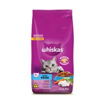 Ração Whiskas para Gatos Adultos Sabor Peixe - 2,7kg