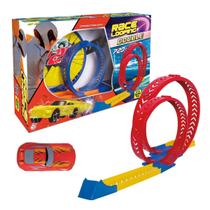 Race Looping Double Pista Para Carrinho - Samba Toys