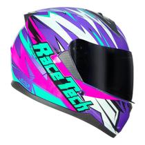 Race tech capacete sector electro purple/pink