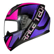 Race tech capacete sector slash blk/purple
