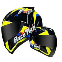 Race tech capacete sector voltkon blk/yellow 58/m