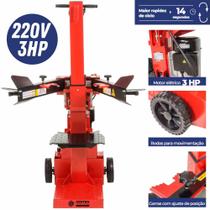 Rachador De Lenhas Kawashima RL31250-E Elétrico 3HP 220V 15A Com 3 Posições de Ajuste da Base