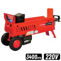 Rachador De Lenhas Kawashima RL3520E Elétrico 220V 3HP 3400rpm Com Força do Corte de 7 Toneladas