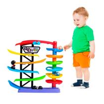 Racing Tower Pista De Carrinhos Para Bebês - Map Toy