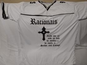 Racionais - camisa - frase - a gente sonha a vida inteira e só acorda no fim