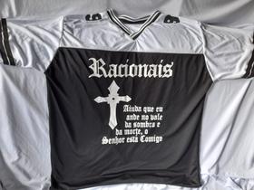 Racionais - camisa - frase - a gente sonha a vida inteira e só acorda no fim