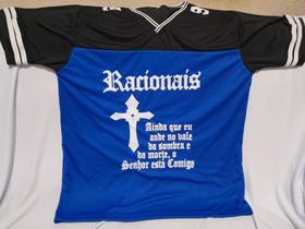 Racionais - camisa - frase - a gente sonha a vida inteira e só acorda no fim