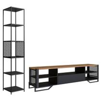 Rack 1 Gaveta Estante Com Prateleira Industrial 17X23 Preto Mell PP Rack 1 Gaveta Estante Com Prateleira Industrial 17X23 Preto Mell PP